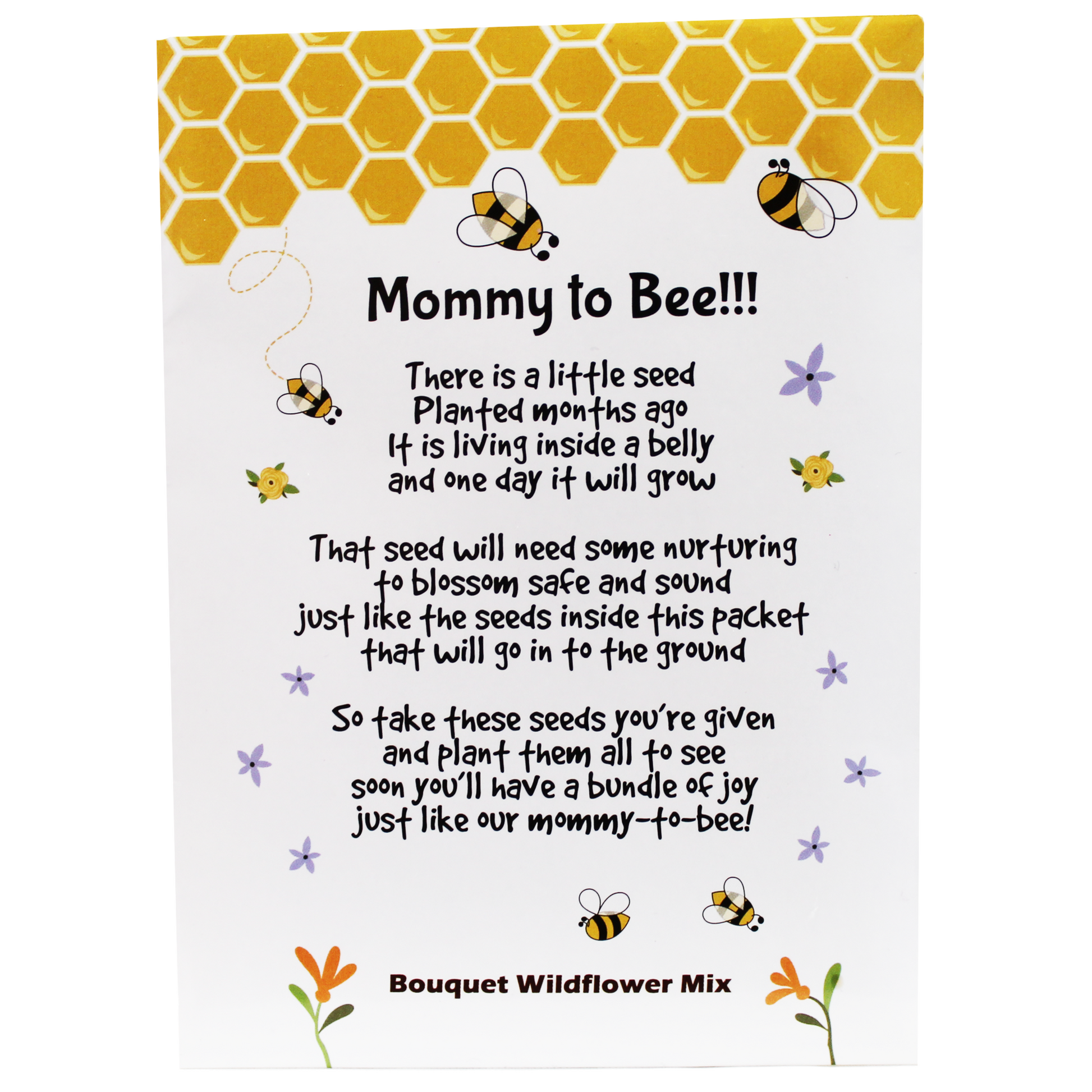 Mommy to Bee Seed Packets